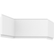 Ekena Millwork 7 1/8"H x 5/8"P x 96"L Shiplap/Nickel Gap Planking Moulding, PVC MLD07X01X96PLSWPV - alternate 3